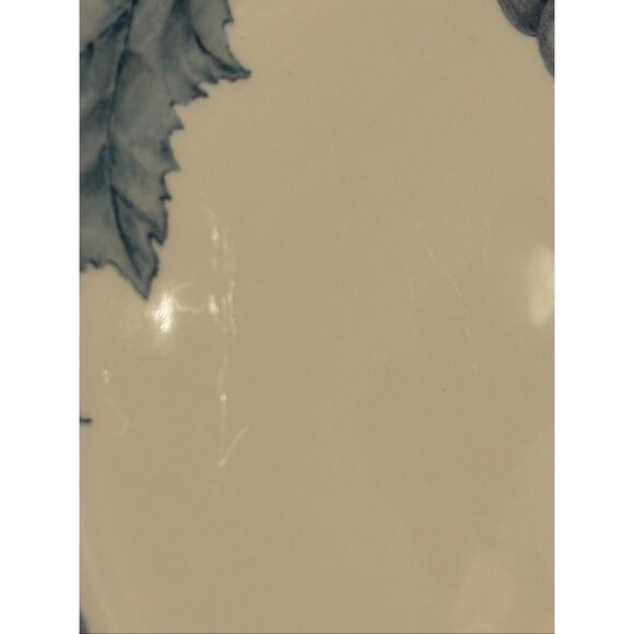 ROYAL STAFFORD Fine Earthenware England Blue Grape & Leaves Plate 11” (6098) - Picture 5 of 5